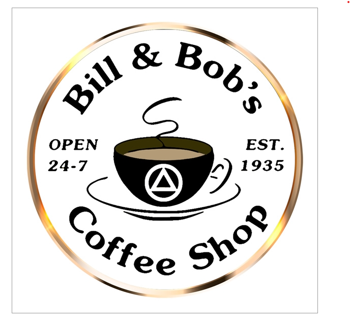 Bill & Bob's Coffee Shop Sticker